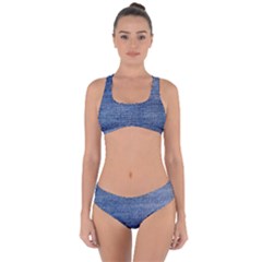 Jeans Criss Cross Bikini Set by nateshop