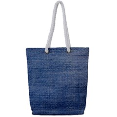 Jeans Full Print Rope Handle Tote (small) by nateshop