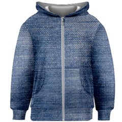 Jeans Kids  Zipper Hoodie Without Drawstring