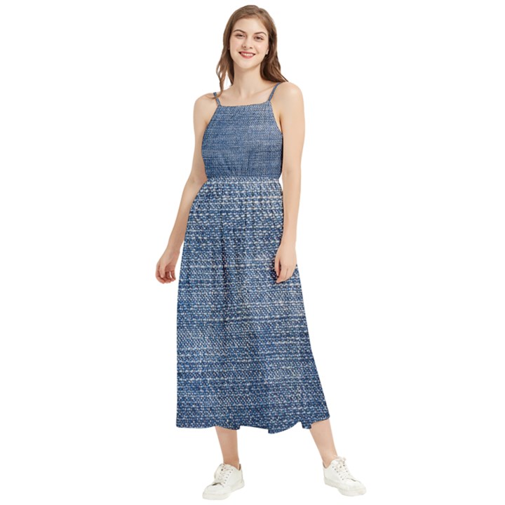 Jeans Boho Sleeveless Summer Dress