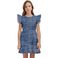 Jeans Kids  Winged Sleeve Dress by nateshop