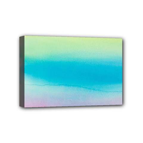 Watercolor Mini Canvas 6  X 4  (stretched) by nateshop