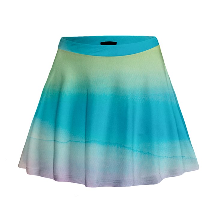 Watercolor Mini Flare Skirt