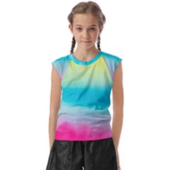 Watercolor Kids  Raglan Cap Sleeve Tee by nateshop