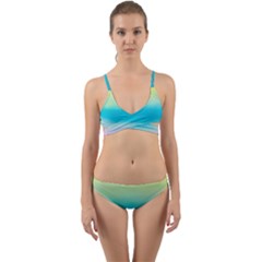 Watercolor Wrap Around Bikini Set by nateshop