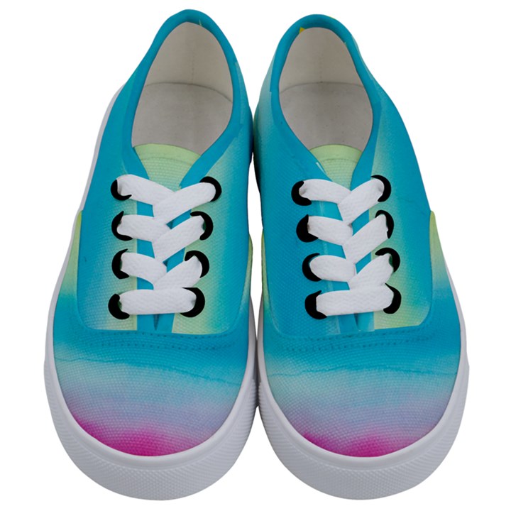 Watercolor Kids  Classic Low Top Sneakers