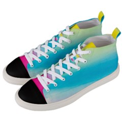 Watercolor Men s Mid-top Canvas Sneakers by nateshop