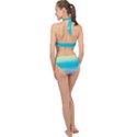 Watercolor Halter Side Cut Swimsuit View2