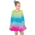 Watercolor Kids  Long Sleeve Dress View1