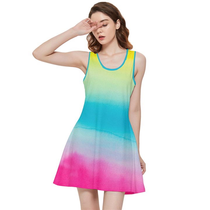 Watercolor Inside Out Racerback Dress