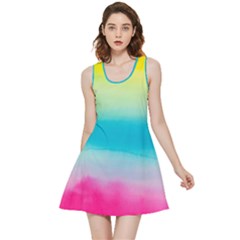 Watercolor Inside Out Reversible Sleeveless Dress by nateshop