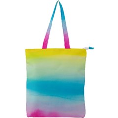 Watercolor Double Zip Up Tote Bag by nateshop