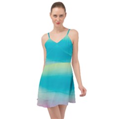 Watercolor Summer Time Chiffon Dress by nateshop