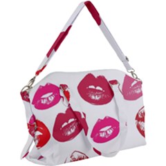 Lips Canvas Crossbody Bag by nateshop