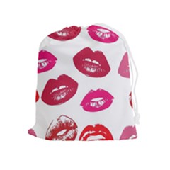 Lips Drawstring Pouch (xl) by nateshop