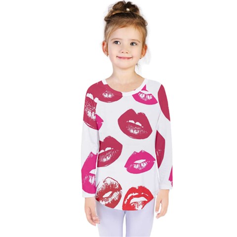 Lips Kids  Long Sleeve Tee by nateshop