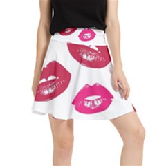 Lips Waistband Skirt by nateshop