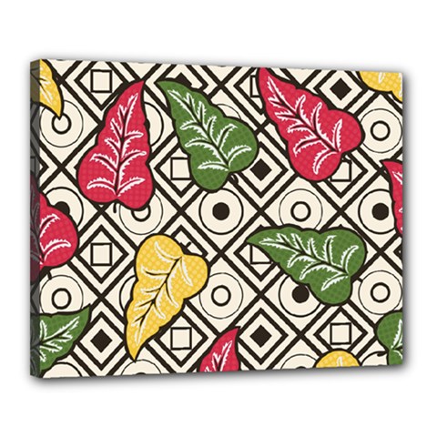 Leaves Canvas 20  X 16  (stretched) by nateshop