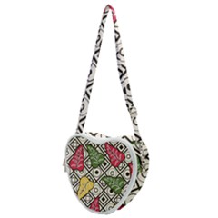 Leaves Heart Shoulder Bag by nateshop