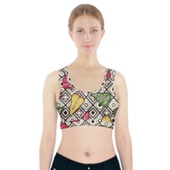 Leaves Sports Bra With Pocket by nateshop