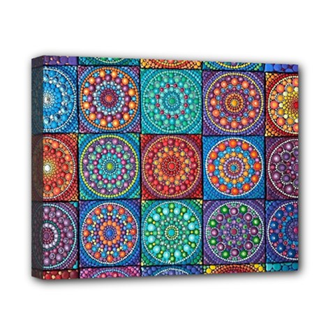 Mandala Art Canvas 10  X 8  (stretched) by nateshop