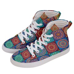 Mandala Art Men s Hi-top Skate Sneakers by nateshop