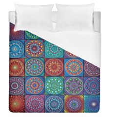 Mandala Art Duvet Cover (queen Size) by nateshop