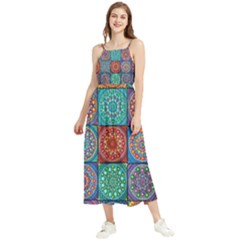 Mandala Art Boho Sleeveless Summer Dress by nateshop