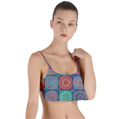 Mandala Art Layered Top Bikini Top  by nateshop