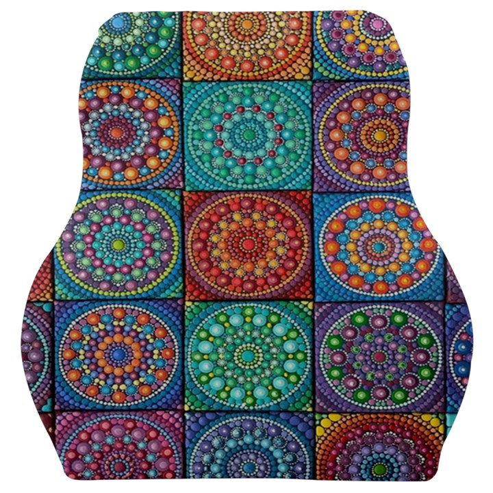 Mandala Art Car Seat Velour Cushion 