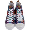 Mandala Art Women s Mid-Top Canvas Sneakers View1