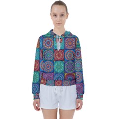 Mandala Art Women s Tie Up Sweat by nateshop