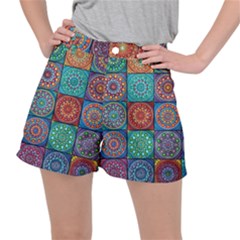 Mandala Art Ripstop Shorts by nateshop