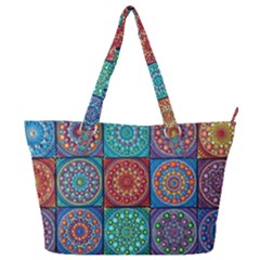 Mandala Art Full Print Shoulder Bag by nateshop