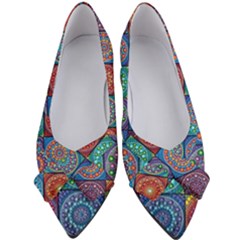 Mandala Art Women s Bow Heels by nateshop