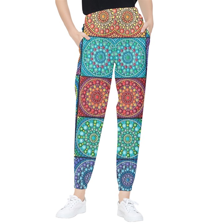 Mandala Art Tapered Pants