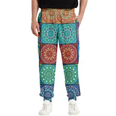 Mandala Art Men s Elastic Waist Pants by nateshop