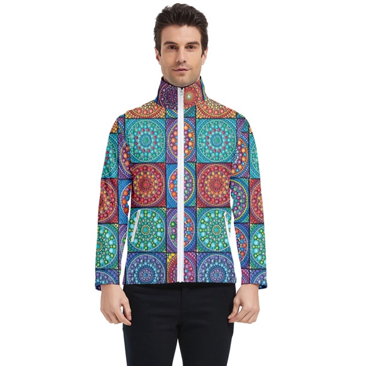 Mandala Art Men s Bomber Jacket