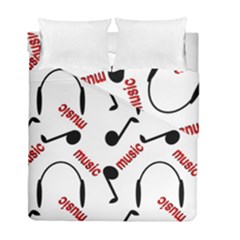 Music Duvet Cover Double Side (full/ Double Size) by nateshop