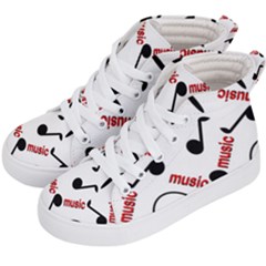 Music Kids  Hi-top Skate Sneakers by nateshop