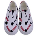 Music Kids  Canvas Slip Ons View1