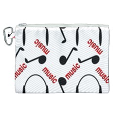 Music Canvas Cosmetic Bag (xl) by nateshop