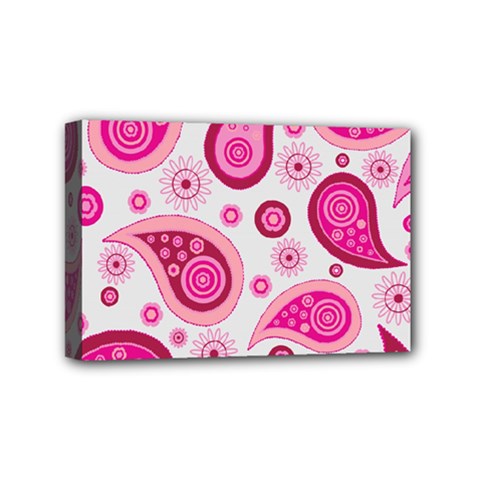 Paisley Mini Canvas 6  X 4  (stretched) by nateshop