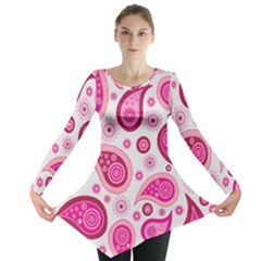 Paisley Long Sleeve Tunic  by nateshop