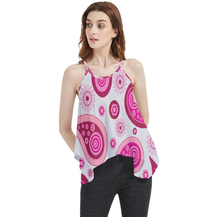 Paisley Flowy Camisole Tank Top