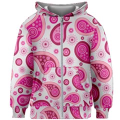 Paisley Kids  Zipper Hoodie Without Drawstring by nateshop