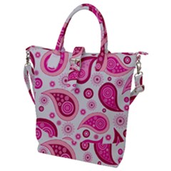 Paisley Buckle Top Tote Bag by nateshop