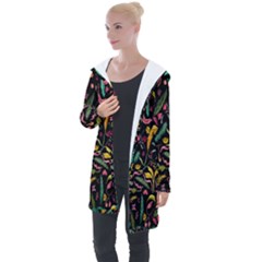 Palm Longline Hooded Cardigan by nateshop