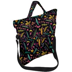 Palm Fold Over Handle Tote Bag by nateshop