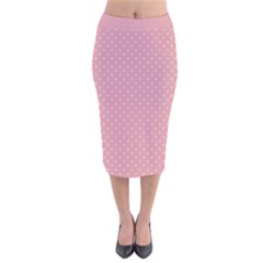 Paper Velvet Midi Pencil Skirt by nateshop